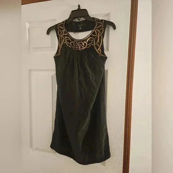 Ted Baker beaded Black silk dress - Picture 5 of 8
